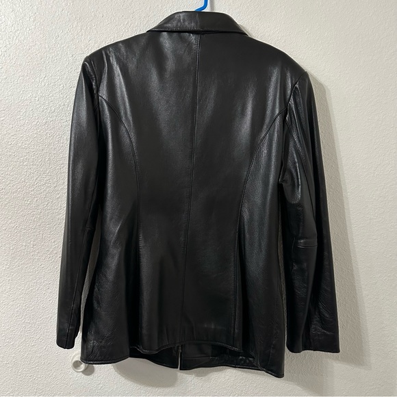 Pelle studio black leather jacket - Picture 3 of 4
